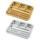 Roast Seasoning Dish Compartment Plates for Tableware Container
