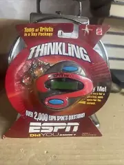 Thinkling ESPN Did You Know Handheld Electronic Trivia Game Vintage 1997 Mattel
