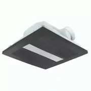 BRILLIANT SOLACE LED BLACK BATHROOM 4-IN-1 HEATER, COOLER, EXHAUST FAN, LIGHT...