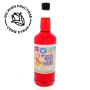 Hypothermias PEACH Flavor Syrup Snow Cone machine Shaved Ice Syrup QUART