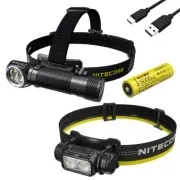 Nitecore HC35 Rechargeable LED Headlamp - 2700 Lumen w/ Nitecore NU50 Headlamp 1