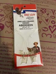 Eagle Claw Assortment Pack - 36 Snelled Aberdeen Hooks Gold Sizes 1 2 4 6 8 10