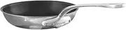 [Mauviel] M'Elite 5-Ply Hammered Polished Stainless Steel Frying Pan With Cast Stainless Steel Handles, 11.8-in, Made In France