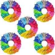 500 Pcs Balloons, 12 Inches Balloons Assorted Color Rainbow Birthday Balloons Bulk Pack of Strong Latex Balloons for Birthday Wedding Anniversary Party Decorations