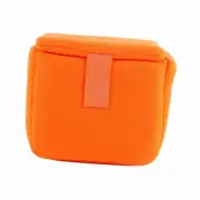 (orange)Camera Insert Bag Inner Case Bag Shockproof Padded Partition WP