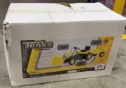 NEW TONKA KIDS RIDE ON DIGGER EXCAVATOR WITH TRAILER 61-8010AS (DAMAGED BOX)
