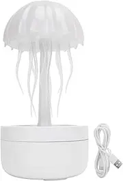 Jellyfish Humidifier Diffuser, with Rotating Lamp, 300ml Quiet Cool Mist Humidifier, Auto Shut Off, 7 Color Changing Night Light, Essential Oil Diffuser, for Bedroom Office