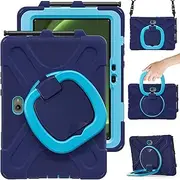 Samsung Galaxy Tab Active Pro 10.1 Inch T540 T545 T547 Case, [Rugged] [Heavy Duty] Galaxy Tab Active Pro 10.1 Inch T540 T545 T547 Case with 360° Swivel Stand/Handle Grip/Shoulder Strap/Pencil Holder