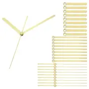 10 Set Clock Hands Kit Clock Hands Clock Mechanism Movement Aluminum Gold A01