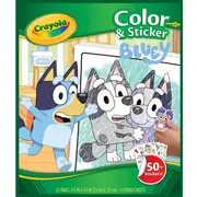 Crayola Bluey Color and Sticker Book