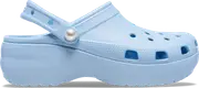 Crocs Classic Platform Pearl Clog; Blue Calcite, W11