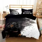 Dachshund Doona/Quilt/Duvet Cover Single/Double/Queen/King Bedding Set Abstract