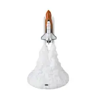 3D Print Rocket Lamp, Space Shuttle Lamp Night Light for Rocket Lovers Birthday Home Light Decoration