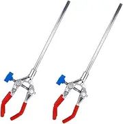 TOKIDNY 2pcs Adjustable Flask Clamp Test Tube Holder Prong Laboratory Clamp for Beakers and Flasks Essential Tool for Scientific Research and Experiments