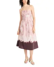Luxely Printed A-Line Dress