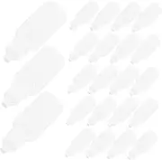 NOLITOY 50pcs Small Dropper Bottle: Refillable Plastic Essential Oil Containers With Caps Portable Leakproof For Travel Home Office Use