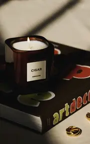 [Assouline] Library Candle: Cigar