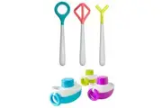 6pc Boon Tones Musical Boats Blobbles Bath Wands Kids Baby Toddler Bathing Toys