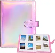 128 Pockets Mini Photo Album for Fujifilm Instax Mini Camera, Photo Album for Polaroid,Polaroid Snap, Z2300, SocialMatic Instant Cameras & Zip Instant Printer (Magic Pink)