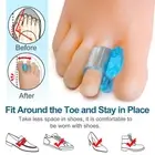 2pcs Silicone Gel Toe Spacer Separator Straightener Spreader Bunion Pain R&YU