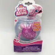 Zuru Pets Alive Walk & Swim Turtle Violette 2019 Pink Pkg Damage