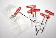 Lot of 6 Eklind Hex T Handle T Key Allen Wrench Tools 9/64" Cushion Grip 51609