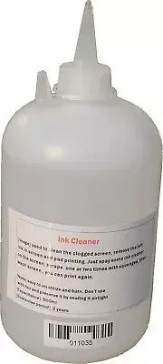 TECHTONGDA 2 Bottles Ink Cleaner 500Ml for Silk Screen Printing Ink Cleaner