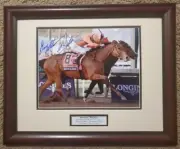 Beholder / Songbird 2016 BC Distaff 8" x 10" framed Photo Signed Smith / Stevens