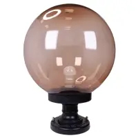 在飛比找momo購物網優惠-【彩渝】300MM PMMA 門柱燈(圓球 戶外球形柱頭燈 