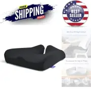 Pressure Relief Seat Cushion Memory Foam Extra-Dense for Office Home Use