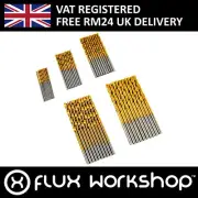 50pcs 1-3mm HSS Drill Bits PCB CNC Machine Set Mill Flux Workshop