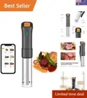 Digital 1000W Sous Vide Immersion Circulator with App Control - Elegant Cooking