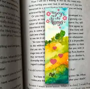 Handmade Cute Bookmark - Squirrel Hearts Whimsical, Unique Gift For Readers