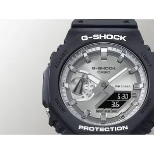 CASIO 卡西歐 G-SHOCK 2100八角金屬光手錶(GA-2100SB-1A)