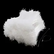 Plastic Snap Lock Pin Security Loop Tag Fasteners White 5" 5000Pack