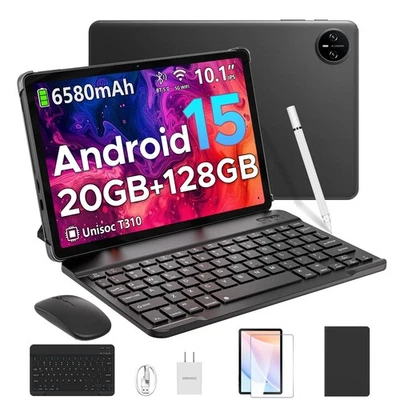 Tab A9 Pro Android 15 Tablet,10 inch Tablet with Keyboard,20GB+128GB/2TB TF,6...