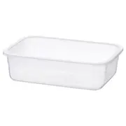 IKEA 365+ food container, rectangular/plastic, 1.0 l