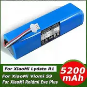 unbrand Applies To 2025 100% Original For Xiaomi Viomi S9 Lydsto R1 Roidmi Eve Plus 14.4v Lithium Battery 2p4s 5200mah 6800mah 9800mah 12800mah