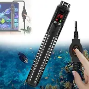 50-500W Aquarium Heater, Fast Heating, LED Digital Thermostat, Temperature Control/ 20-34°C, Prevent Dry Burning, with 1.35/1.75m Power Cord, for Water Body : 20-500 L,100W