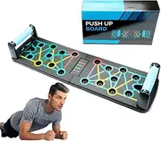 Pushup Board,Foldable Pushup Stands System | Multifunctional Home Workout Equipment, Professional Strength Training Aid For Men And Women