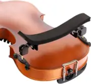 Ergonomic Violin Shoulder Rest with Thick Foam Pad for 4/4 Violins - Royal Alloy