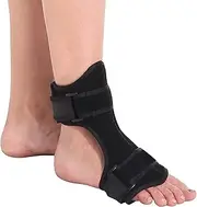 Foot Orthotic Brace, Plantar Fasciitis Night Splint with Aluminum Alloy Steel Plate Support, 2 Straps To Fasten, for Plantar Fasciitis Achilles Tendinitis Foot Drop Heel Pain Relief