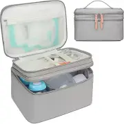 Breast Pump Bag Hands-Free Wearable Breast Pumps、Bottles,Pump Parts, and Storage