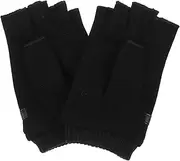 [Toyvian] 1 Pair Unisex Half Finger Gloves Adjustable Non Slip Outdoor Sports Gloves for Cycling Driving and Fishing Breathable Flexible Design for Enhanced Grip and Comfort