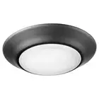 Quorum International 905-6 6"W LED Flush Mount Bowl Ceiling - Noir