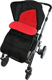 Footmuff/Cosy Toes Compatible with Joie Mirus Scenic Pushchair Fire Red
