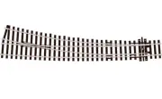 Peco - OO/HO Scale - Curved R/H Turnout Electrofrog - SLE86