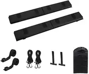 Black MX-268 Universal 30 inch Car Roof Rack Soft Pad with Nylon Rope & Buckle, for Snowboard Surfboard Protection Soft Cushion