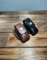 horizontal leather sheath for Swiss army knife 91-93 mm , with belt loop