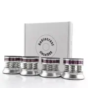 4pcs Aluminum Alloy HiFi Speaker Stand Turntable Isolation Feet Springs Pad